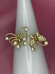 Butterfly Duo 14k Ring