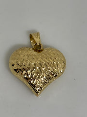 Heart charm Gold 14k