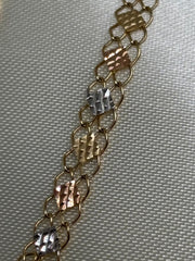 Three Gold 14k bracelet
