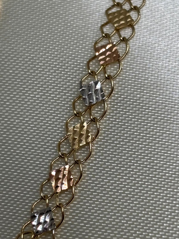 Three Gold 14k bracelet