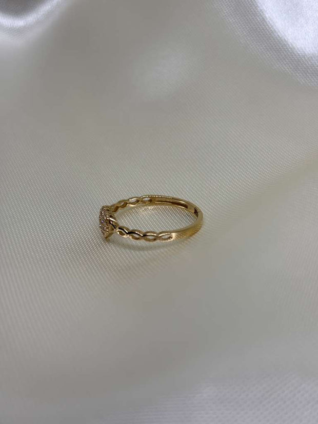 Heart Chain Ring