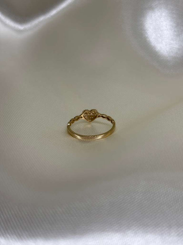 Heart Chain Ring