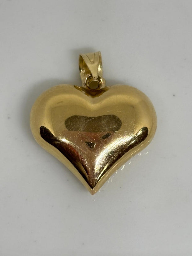 Heart charm Gold 14k