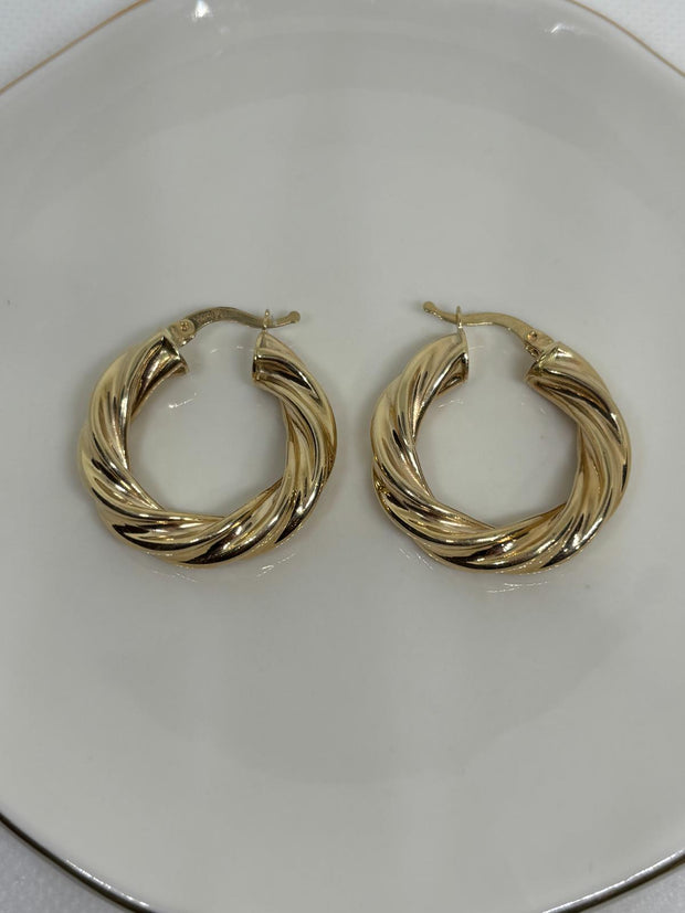 Chunky Hoop Earrings