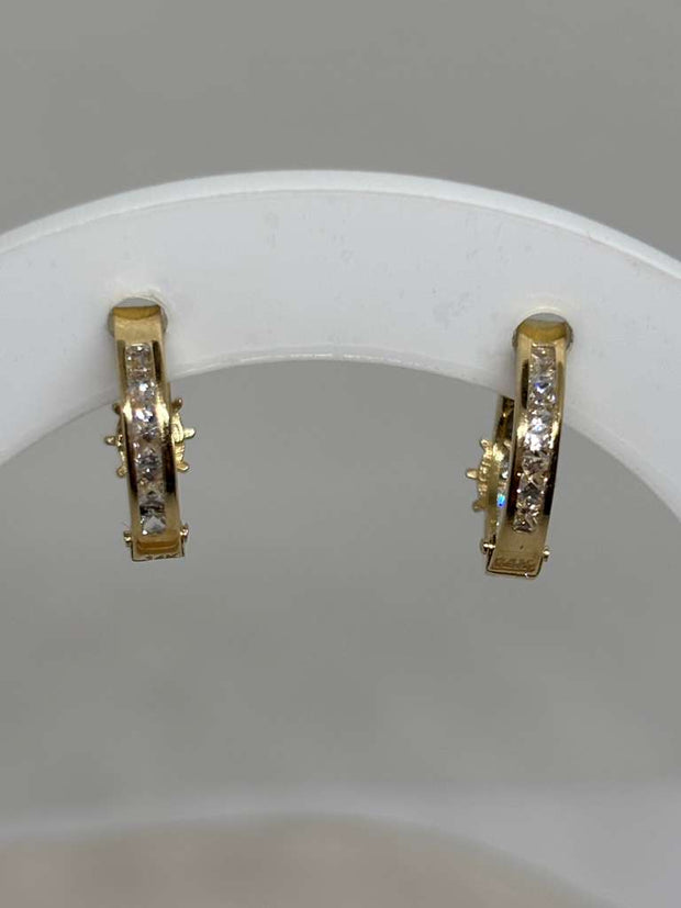 Ladybug Mini Hoop Earrings