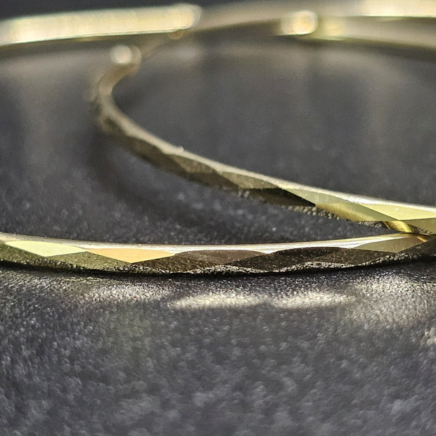 Diamond Cut Hoops (69.2 mm)