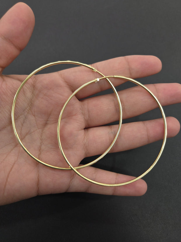 Diamond Cut Hoops (69.2 mm)