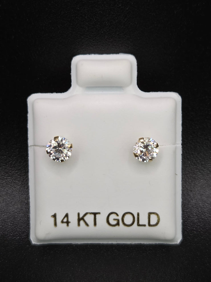 Crystal studs (4 mm)